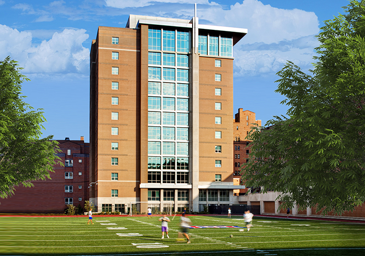 Des Places Hall at Duquesne University