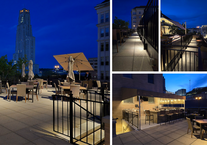 University Club Rooftop Terrace at University of Pittsburgh